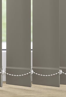 Trinity (Blackout), Mayan Brown - Vertical Blind Slats